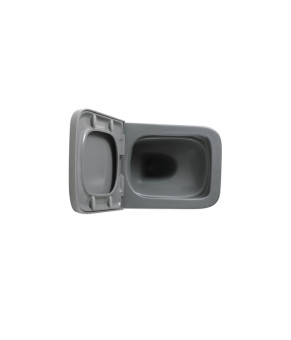 Унитаз подвесной Mixxus Premium QUADRO-0305-R GRAY 510x350x345mm Rimless (MP6656)