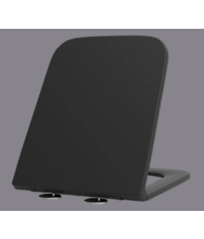 Унитаз подвесной Mixxus Premium Quadro-0302-R Black 530x360x365mm, Rimless (MP6455)