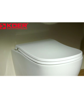 Подвесной унитаз Koer TT-0102-T3 520x360x360мм система смыва TORNADO 3.0 (KR5616)