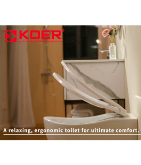 Подвесной унитаз Koer TT-0102-T3 520x360x360мм система смыва TORNADO 3.0 (KR5616)