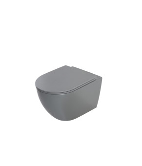 Унитаз подвесной Mixxus Premium ELLIPSE-0308-T3 GRAY 490x360x360mm система смыва TORNADO 3.0 (MP6654)