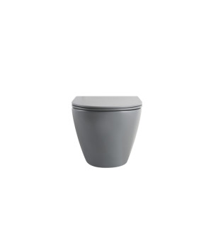 Унитаз подвесной Mixxus Premium ELLIPSE-0308-T3 GRAY 490x360x360mm система смыва TORNADO 3.0 (MP6654)