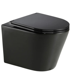 Унитаз подвесной Mixxus Premium BEVEL-0301-T3 BLACK (MP6595)