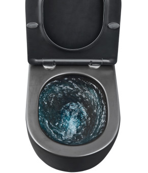 Унитаз подвесной Mixxus Premium BEVEL-0301-T3 BLACK (MP6595)