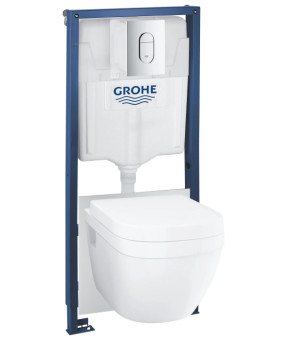 Комплект инсталляции Grohe Rapid 5 в 1 для подвесного унитаза (36503000)