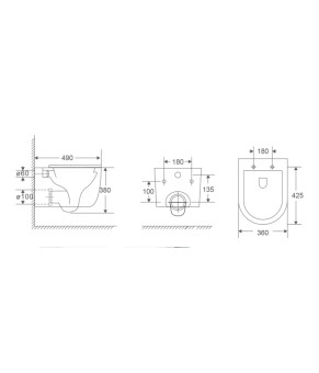 Комплект Grohe Set Унитаз TOPPER-0302-T3 + Инсталляция Grohe Rapid SL 38772001 (38772001TOPPER0302T3)