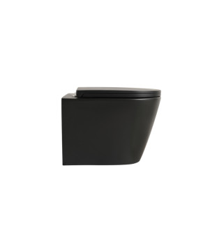 Унитаз подвесной MIXXUS PREMIUM BEVEL-SET-2101 BLACK Комплект: унитаз + инсталляция + панель смыва TORNADO 1.0 BLACK MAT (MP6669)