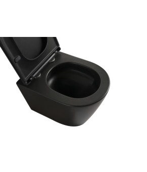 Унитаз подвесной MIXXUS PREMIUM BEVEL-SET-2101 BLACK Комплект: унитаз + инсталляция + панель смыва TORNADO 1.0 BLACK MAT (MP6669)