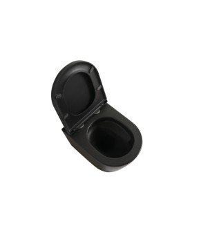 Унитаз подвесной MIXXUS PREMIUM BEVEL-SET-2101 BLACK Комплект: унитаз + инсталляция + панель смыва TORNADO 1.0 BLACK MAT (MP6669)