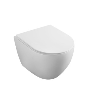 Унитаз подвесной MIXXUS PREMIUM ELLIPSE-SET-2101 с инсталляцией и панелью смыва WHITE (MP6667)