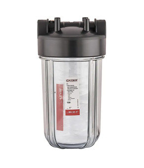 Колба фильтра для холодной воды Koer KV-31-1 ВВ10 (PPR, 8 атм, 1", 4.5"x10") KR5449
