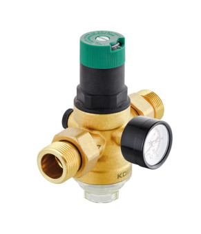 Редуктор давления с фильтром и манометром Koer KR.1243 - 1/2" ЗР (KR3190)