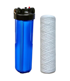 Колба фільтра для холодної води Koer KV-30-1 BB20 (PPR нитка) 8 атм 1" (KR5448)