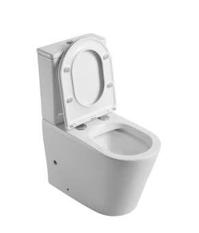 Унитаз-компакт Mixxus Premium Bevel-0402-R 670x390x880mm, Rimless (MP6474)