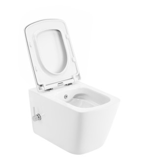 Унитаз-биде подвесной Mixxus Premium QUADRO-1301-R 510x350x345mm Rimless (MP6658)