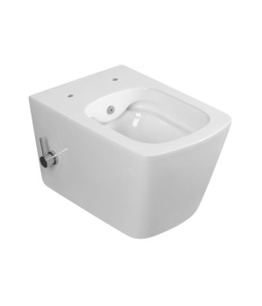 Унитаз-биде подвесной Mixxus Premium QUADRO-1301-R 510x350x345mm Rimless (MP6658)