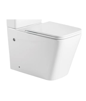 Чаша унитаза-компакта Mixxus Premium Quadro-0402-R Rimless без сиденья (MI8340)