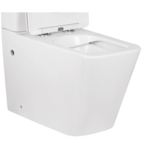 Чаша унитаза-компакта Mixxus Premium Quadro-0402-R Rimless без сиденья (MI8340)