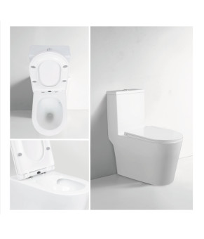 Унитаз моноблок напольный MIXXUS BEVEL-0406-T1 690х360х790mm, система смыва TORNADO 1.0 (MI6729)
