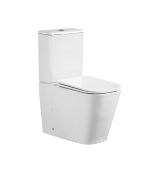 Унитаз-компакт Mixxus QUADRO-0404-T1 660х360х820mm, система смыва TORNADO 1.0 (MI6688)
