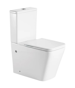 Унитаз-компакт Mixxus Premium Quadro-0402-R 675x390x855мм, Rimless (MP6458)