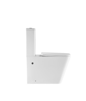 Унитаз-компакт Mixxus Premium Quadro-0402-R 675x390x855мм, Rimless (MP6458)