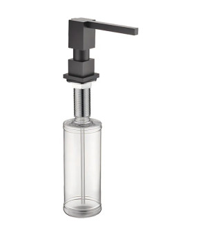 Дозатор для рідкого мила KOER врізний чорний 300 мл (KR5630)