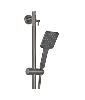 Душевая колонна с смесителем и удлинителем Haiba Alex 003-J Graphite (HB3996)