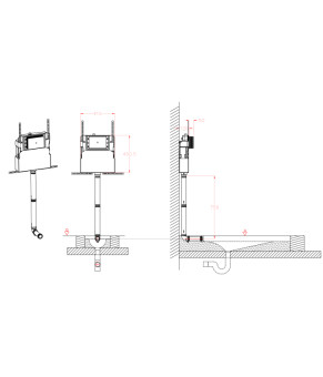 Инсталляционный бачок для чаши Генуя Koer KT-0406 механический (KR5315)