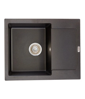Мойка кухонная Zerix ZS-6250S-14 Black metallic (ZX4594)
