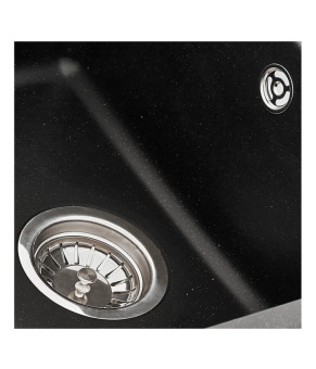 Мойка кухонная Zerix ZS-6250S-14 Black metallic (ZX4594)