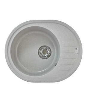 Гранитная кухонная мойка ZERIX ZS-6250R-07 Marble (ZX4550)