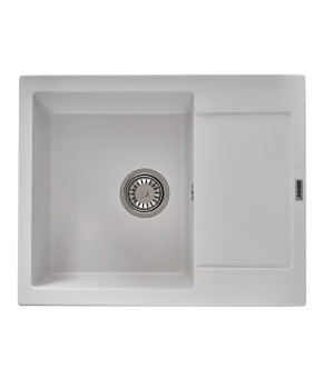 Кухонная мойка Zerix ZS-6250S-01 White (ZX4587)