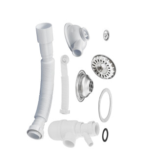 Кухонная мойка Zerix ZS-6250S-01 White (ZX4587)
