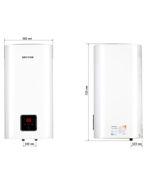 Водонагреватель Квадрат Mixxus EWH-13050 CUBE WET(V) 50 л мокрый тен 2.0 kW (WH0611)
