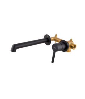 Встраиваемый смеситель для умывальника Koer KB-16029-05 Черный матовый (KR5489)
