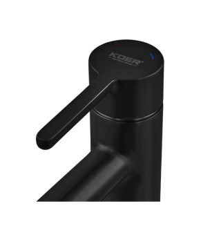 Смеситель для раковины высокий Koer KB-11029-05 Черный матовый (KR5488)