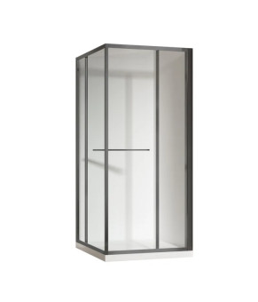 Душевая кабина Koer SR SC09-90x90x200-R-TR-07 прозрачное стекло Easy Clean 6мм Графит (KR5772)