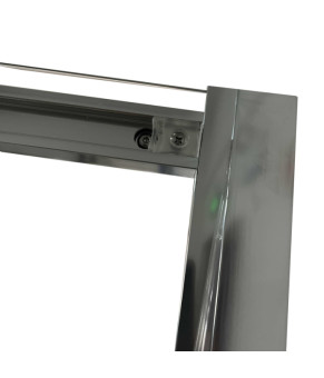 Душевая кабина Koer SR SC03-90x90x200 без поддона, прозрачное стекло Easy Clean 6мм SS Color (KR5680)