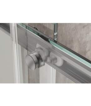 Душевая кабина Koer SR SC03-90x90x200 без поддона, прозрачное стекло Easy Clean 6мм SS Color (KR5680)