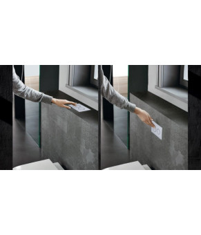 Смывная панель Koer KT-0605-03 Круглая Белая (KR5316)