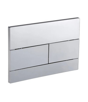 Панель змиву Koer KT-0603-01 240x160x10мм пластикова, кнопка лінійна (KR5319)