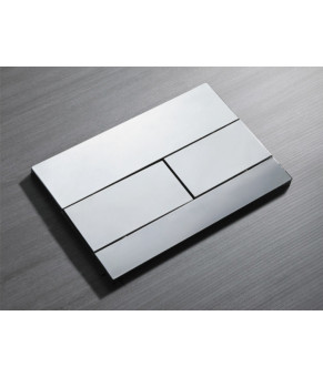 Панель змиву Koer KT-0603-01 240x160x10мм пластикова, кнопка лінійна (KR5319)