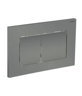 Панель смыва KOER KT-0602-07 Графит Квадратная (KR5183)
