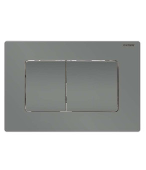 Панель смыва KOER KT-0602-07 Графит Квадратная (KR5183)