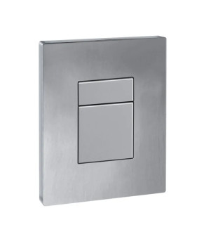 Панель смыва пластиковая Koer KT-0607-01 198x157x3mm, квадратная кнопка (KR5344)