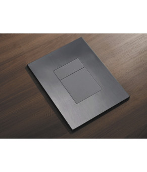 Панель смыва пластиковая Koer KT-0607-07 198x157x3mm, кнопка квадратная (KR5345)