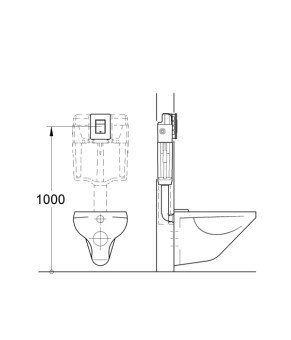 Смывная панель Grohe Skate Cosmopolitan для инсталляции (38732KF0)