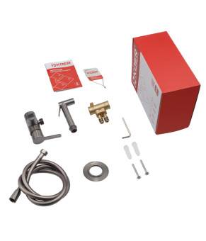 Смеситель для гигиенического душа Koer KB-23029-07 Графит (KR5499)