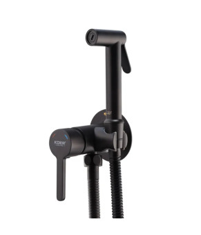 Смеситель для гигиенического душа Koer KB-23029-05 Черный матовый (KR5493)